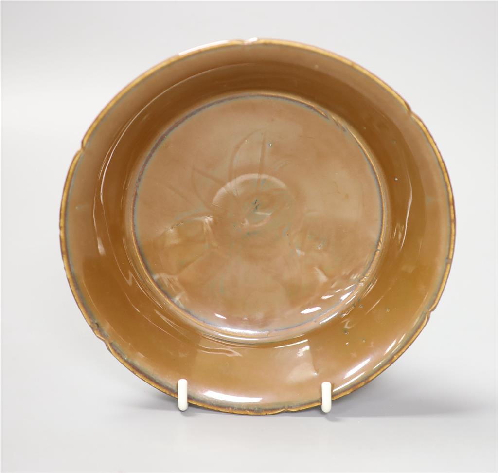 A Chinese Henan style dish, diameter 16cm